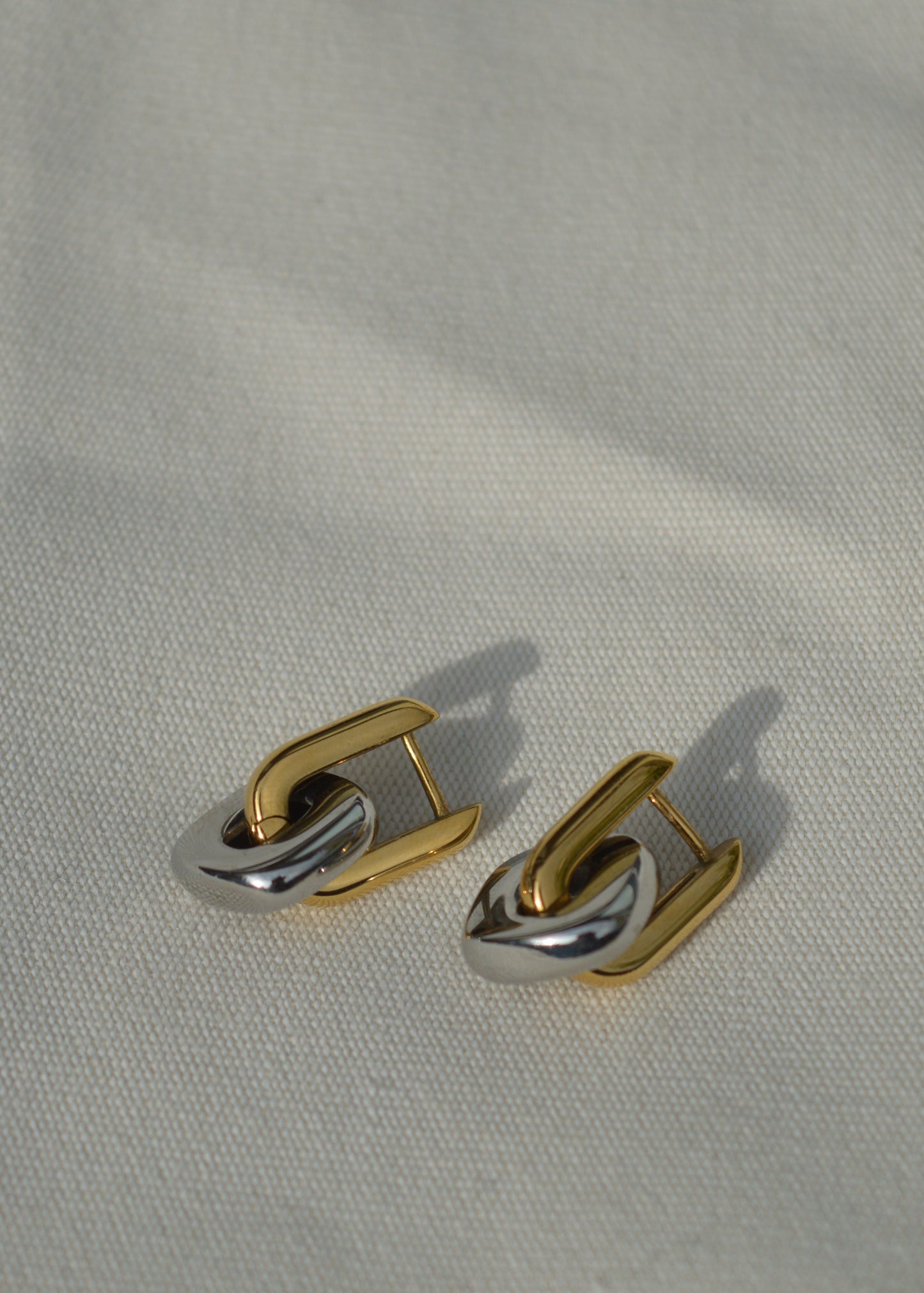 Astrid Edge 2-in-1 Ohrringe | Gold & Silber