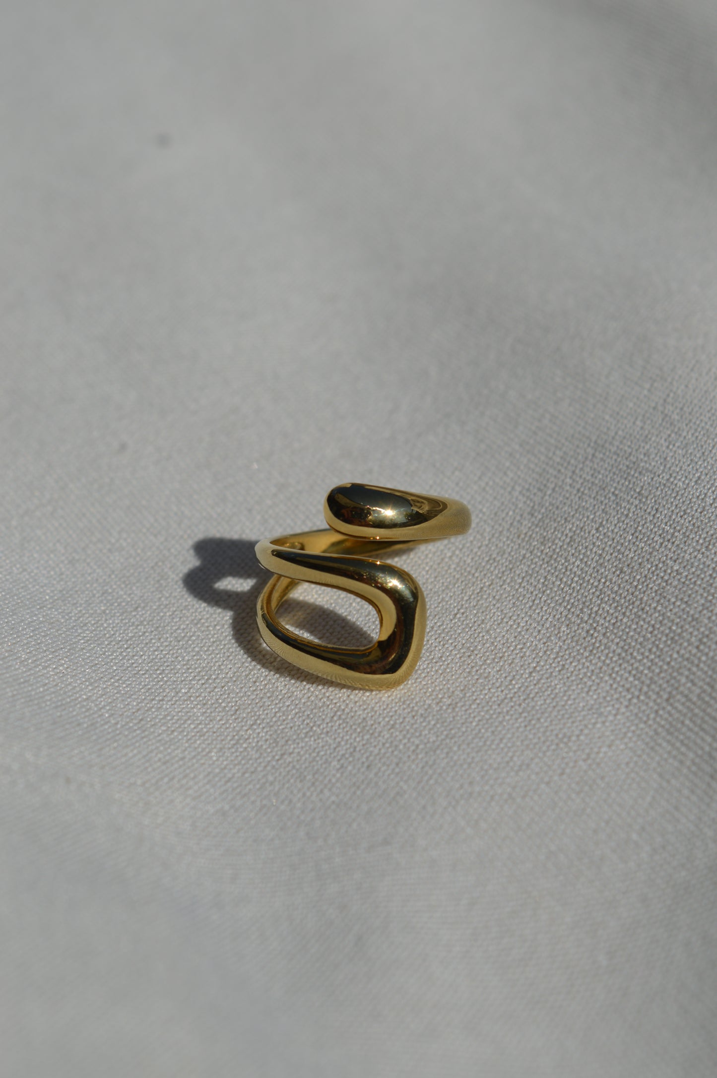 Elena Verstellbarer Ring | Gold