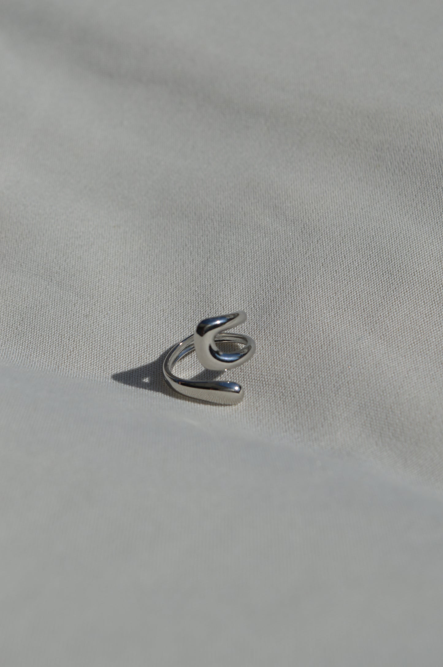 Elena Verstellbarer Ring | Silber