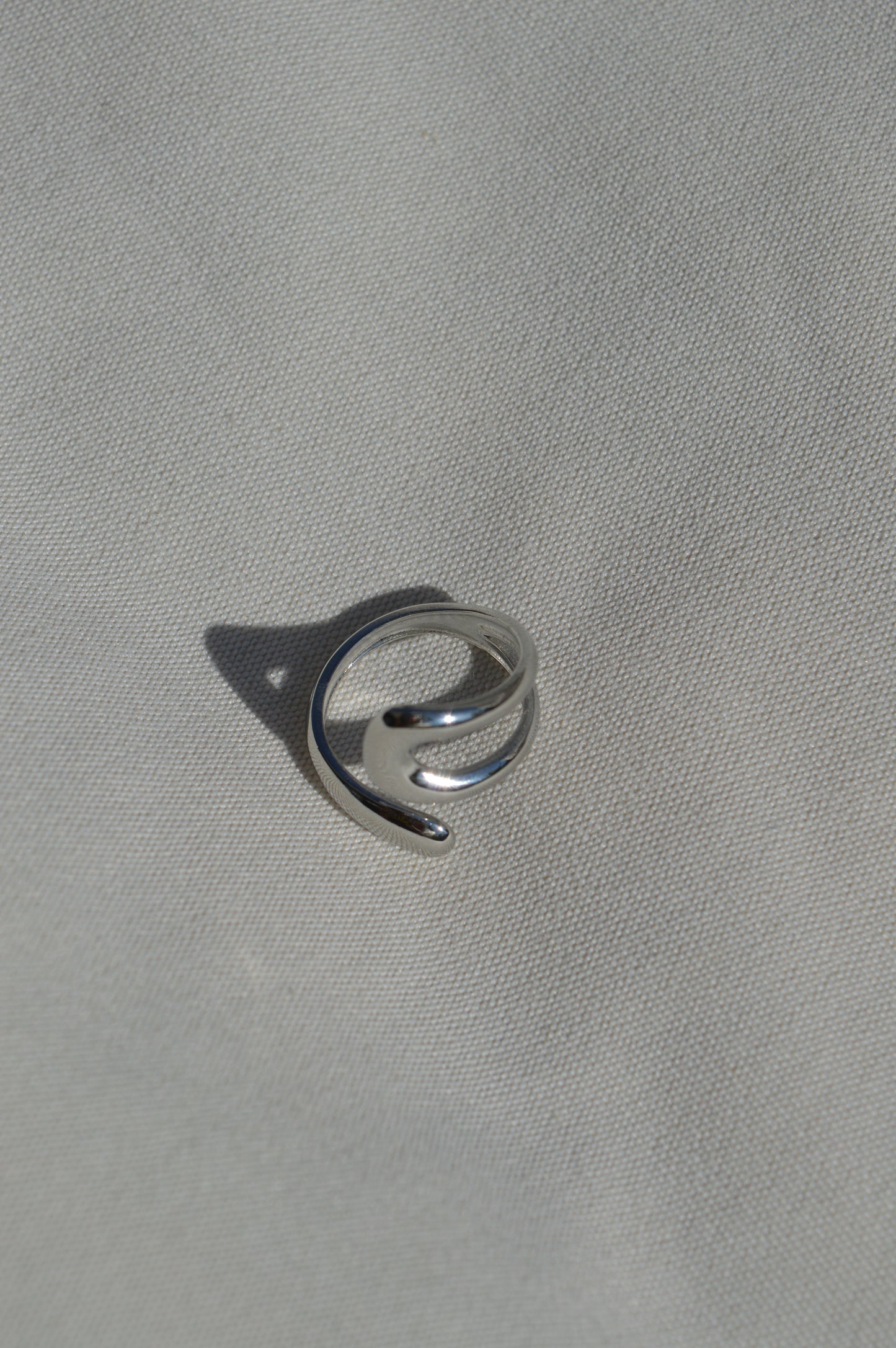 Elena Verstellbarer Ring | Silber