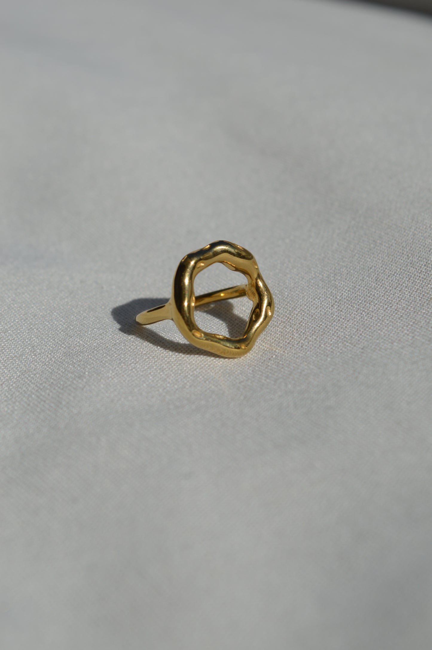 Ida Organischer Ring | Gold
