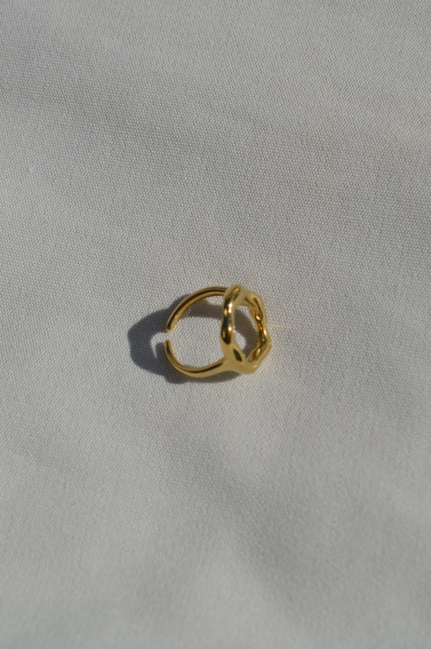 Ida Organischer Ring | Gold