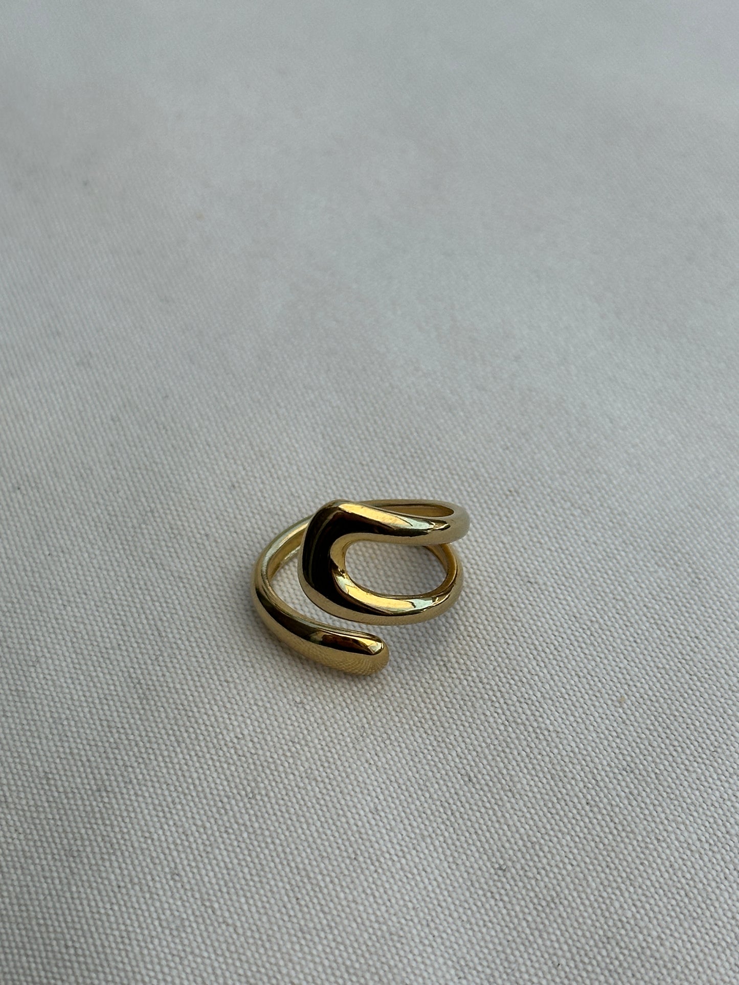 Elena Verstellbarer Ring | Gold