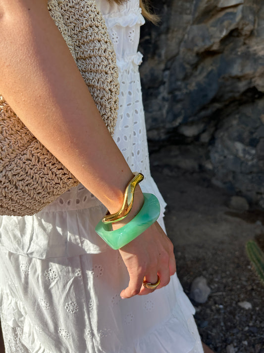 Emerald Bangle Armreifen