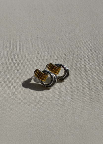 Vira Studs Ohrringe | Gold & Silber