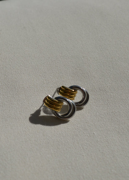 Vira Studs Ohrringe | Gold & Silber