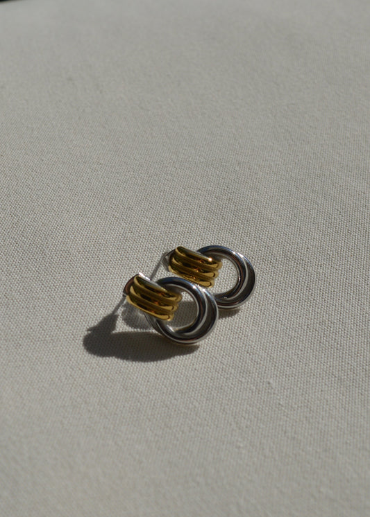 Vira Studs Ohrringe | Gold & Silber