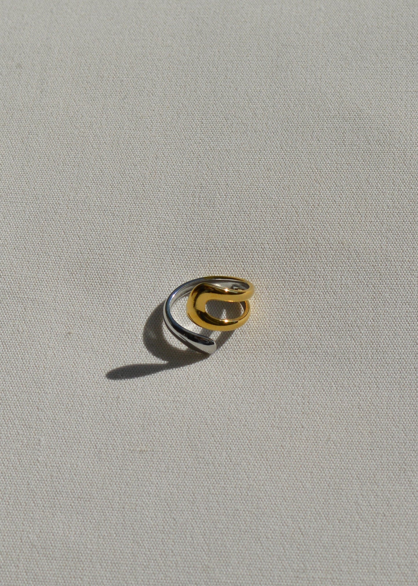 Elena Verstellbarer Ring | Gold & Silber