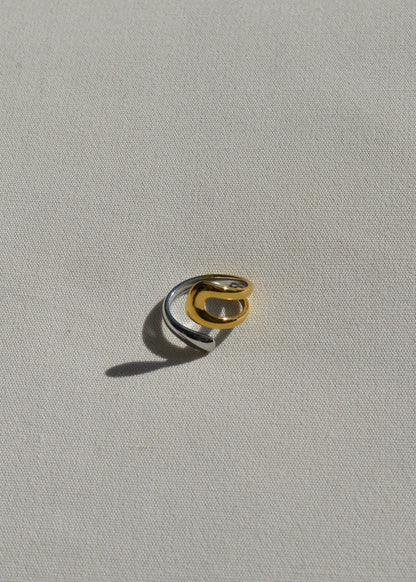 Elena Verstellbarer Ring | Gold & Silber