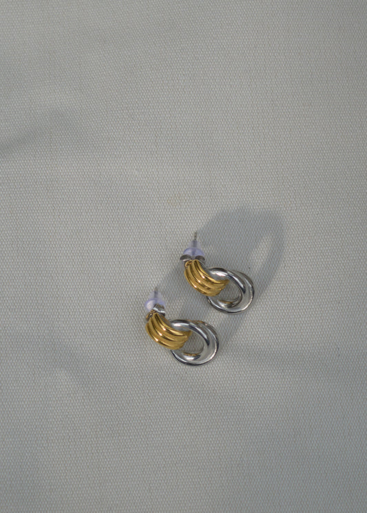 Vira Studs Ohrringe | Gold & Silber