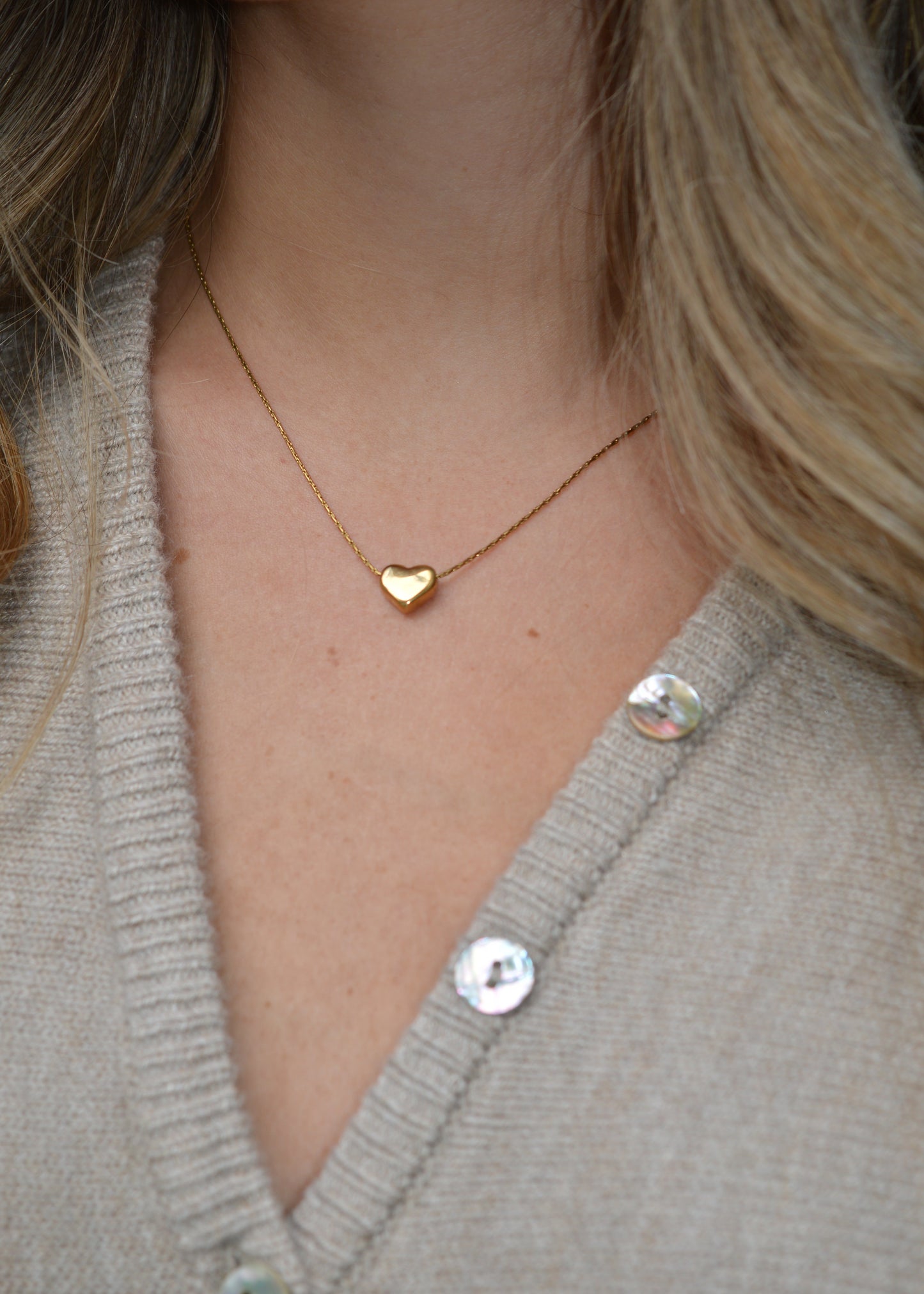 Mini heart Kette | Gold