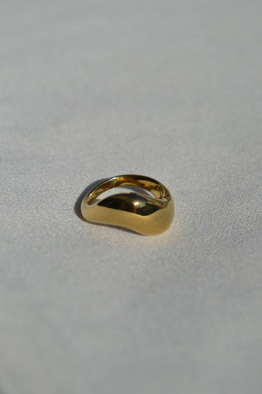 Svea wellenförmiger-Ring | Gold