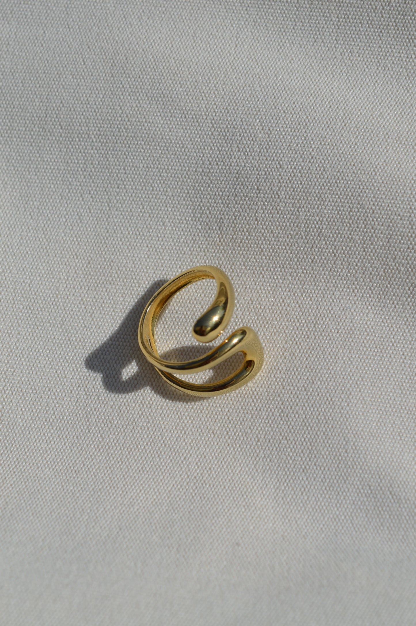 Elena Verstellbarer Ring | Gold