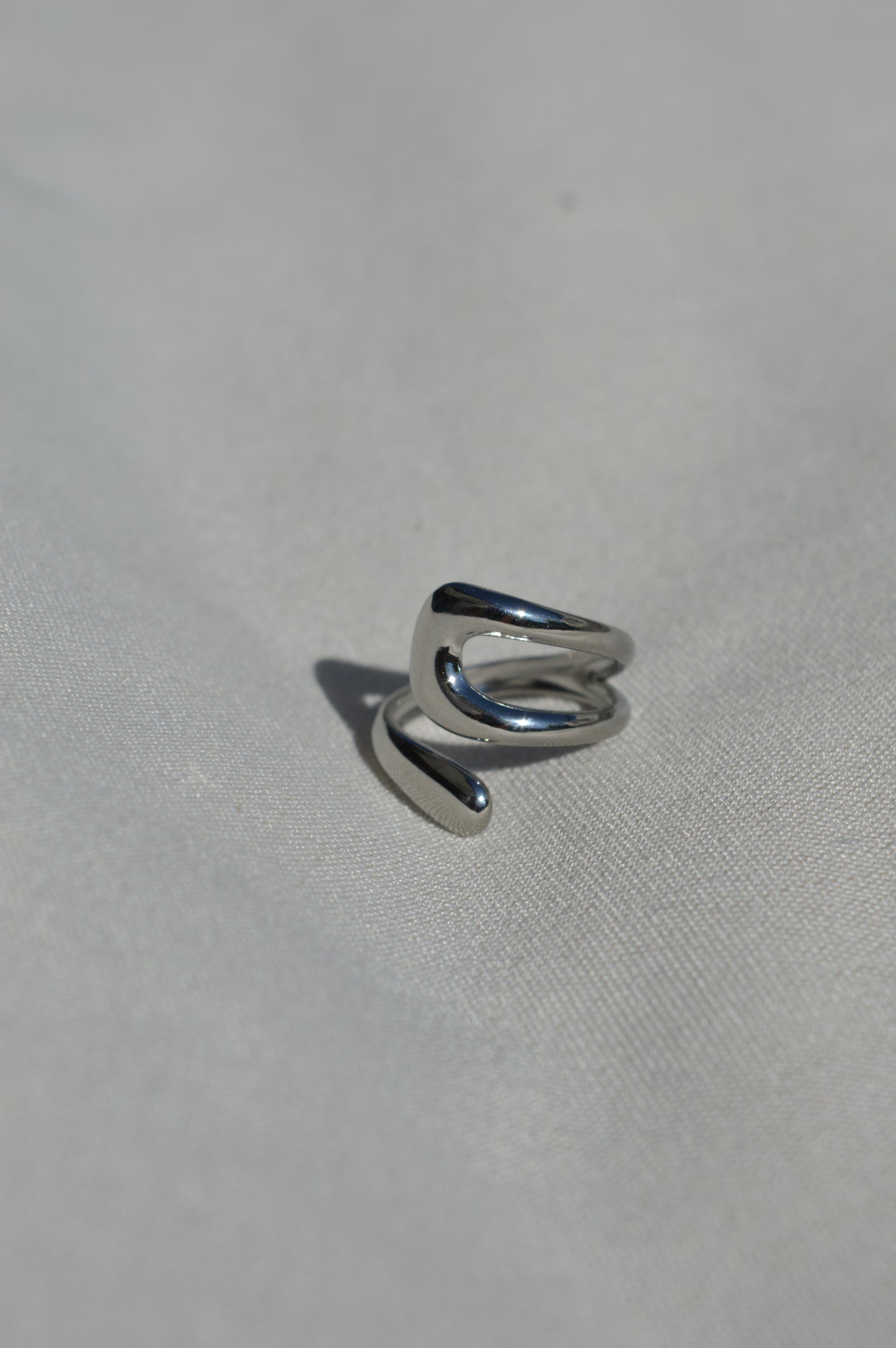 Elena Verstellbarer Ring | Silber