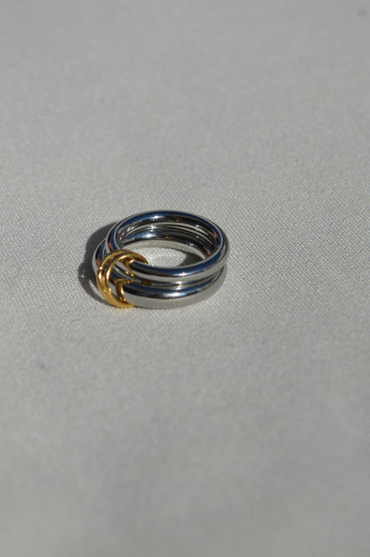 Asunta Double Stack Ring | Silber