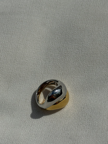 Svea wellenförmiger-Ring | Gold